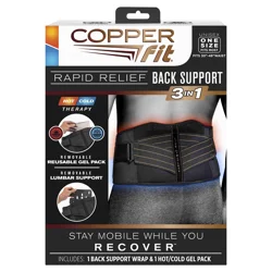 As Seen on TV Copper Fit Rapid Relief Back Support