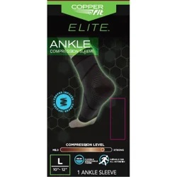 Copper Fit Elite Ankle Sleeve, Large