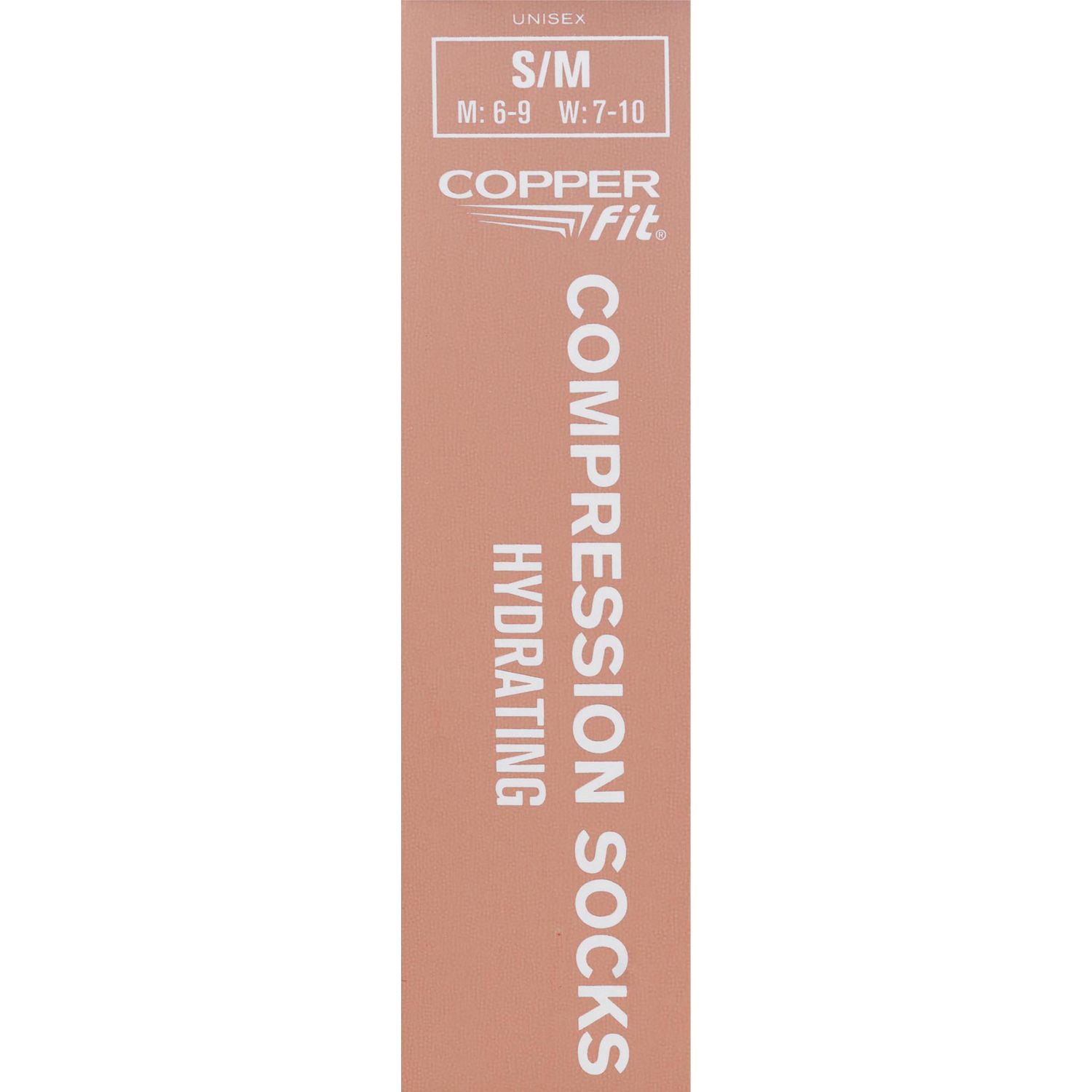 slide 3 of 4, Copper Fit Hydration Compression Socks, Black, S/M, SM/MED