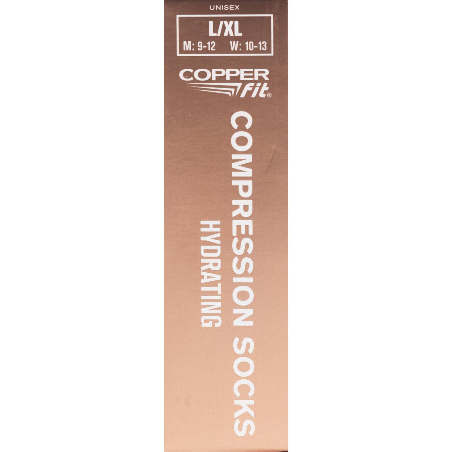 slide 4 of 4, Copper Fit Hydration Compression Socks, Black, L/Xl, 1 ct