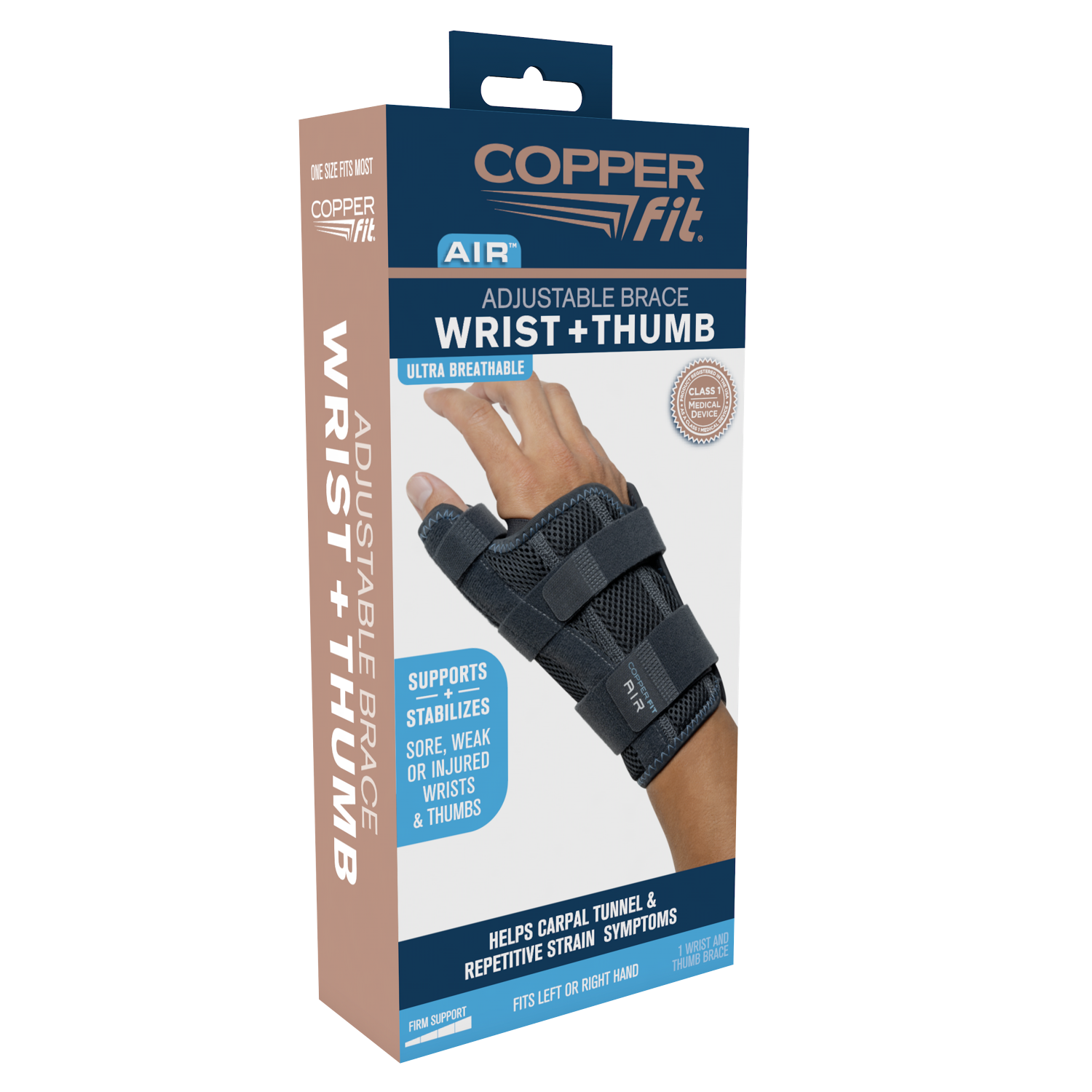 slide 2 of 3, Copper Fit Air Wrist & Thumb, 1 ct