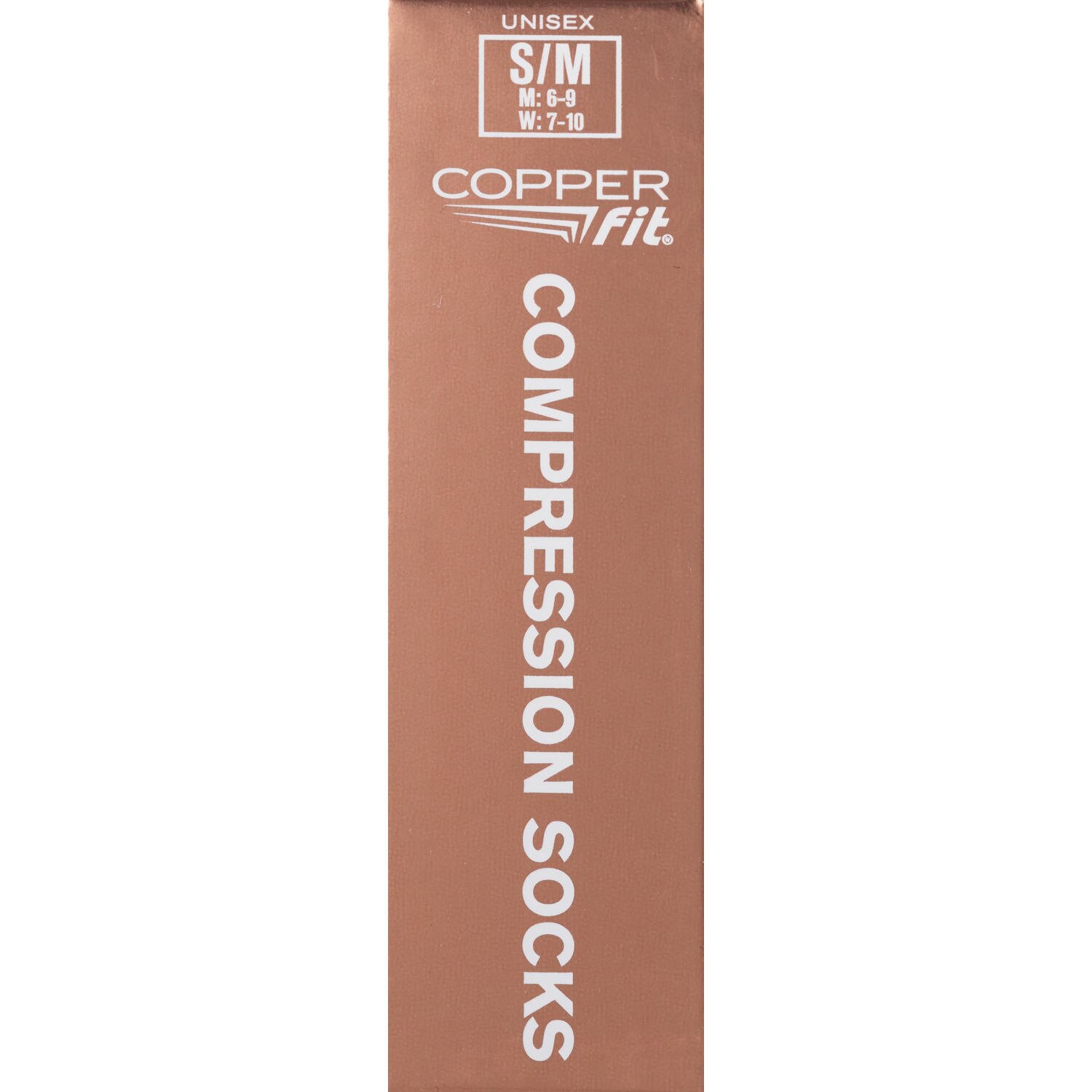 slide 3 of 6, Copper Fit Energy Compression Sock, Black, S/M, SM/MED