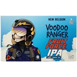 Voodoo Ranger Fruit Force Fruit Punch IPA Beer, 6 Pack, 12 fl oz Cans, 9.5% ABV