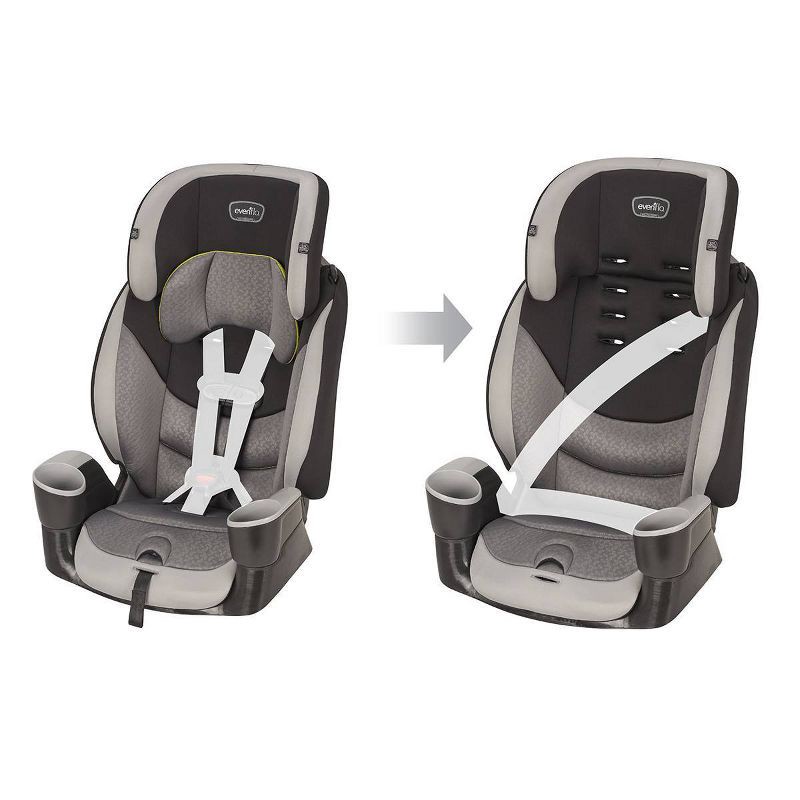 slide 5 of 13, Evenflo Maestro Sport Harness Booster Car Seat - Aspen Skies, 1 ct