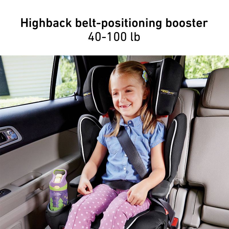 slide 5 of 7, Graco TurboBooster Highback LX Booster Car Seat with Safety Surround - Stark, 1 ct