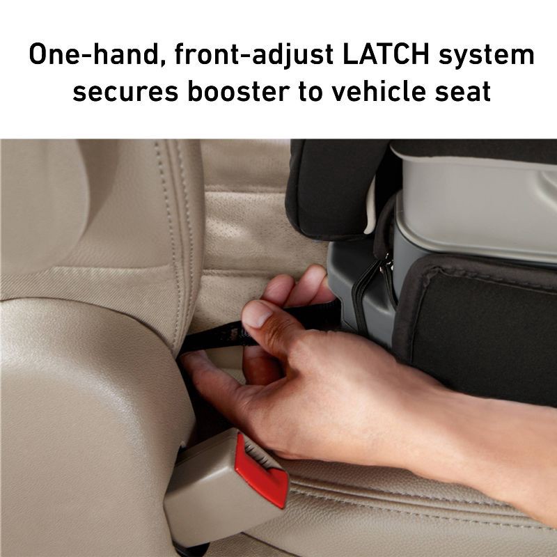 slide 2 of 7, Graco TurboBooster Highback LX Booster Car Seat with Safety Surround - Stark, 1 ct