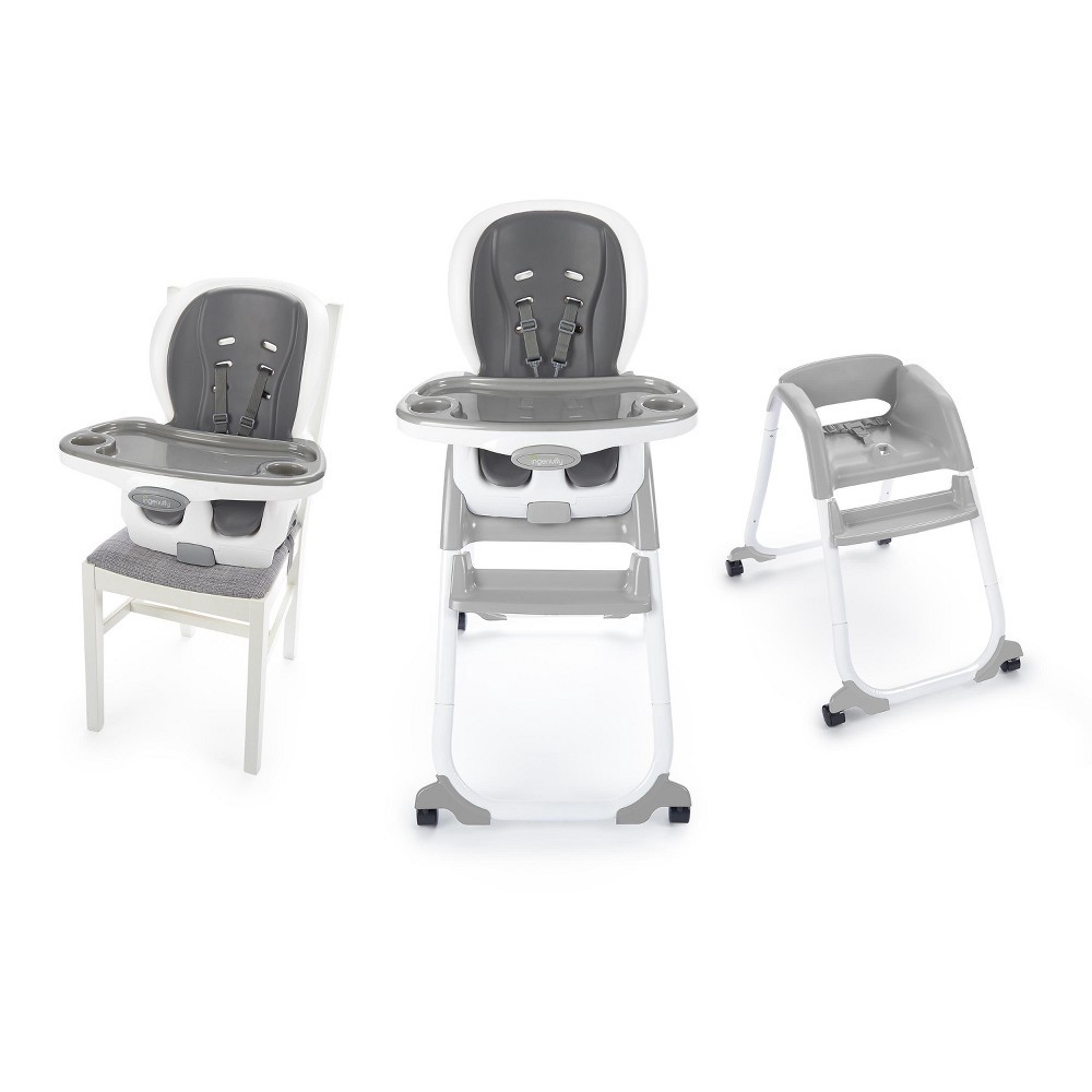 slide 2 of 13, Ingenuity SmartClean Trio Elite 3-in-1 High Chair, Toddler Chair & Booster Seat - Slate, 1 ct