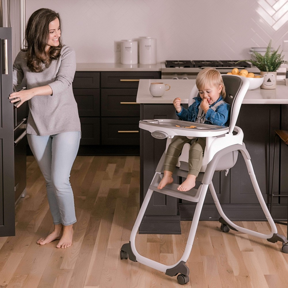 slide 3 of 13, Ingenuity SmartClean Trio Elite 3-in-1 High Chair, Toddler Chair & Booster Seat - Slate, 1 ct