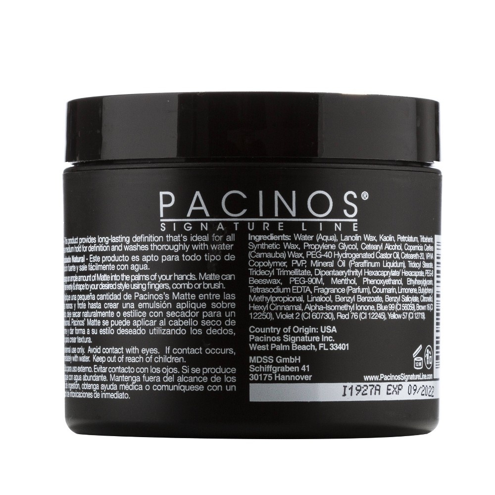 slide 2 of 4, Pacinos Flexible Hold No Shine Matte Paste - Trial Size, 1 oz