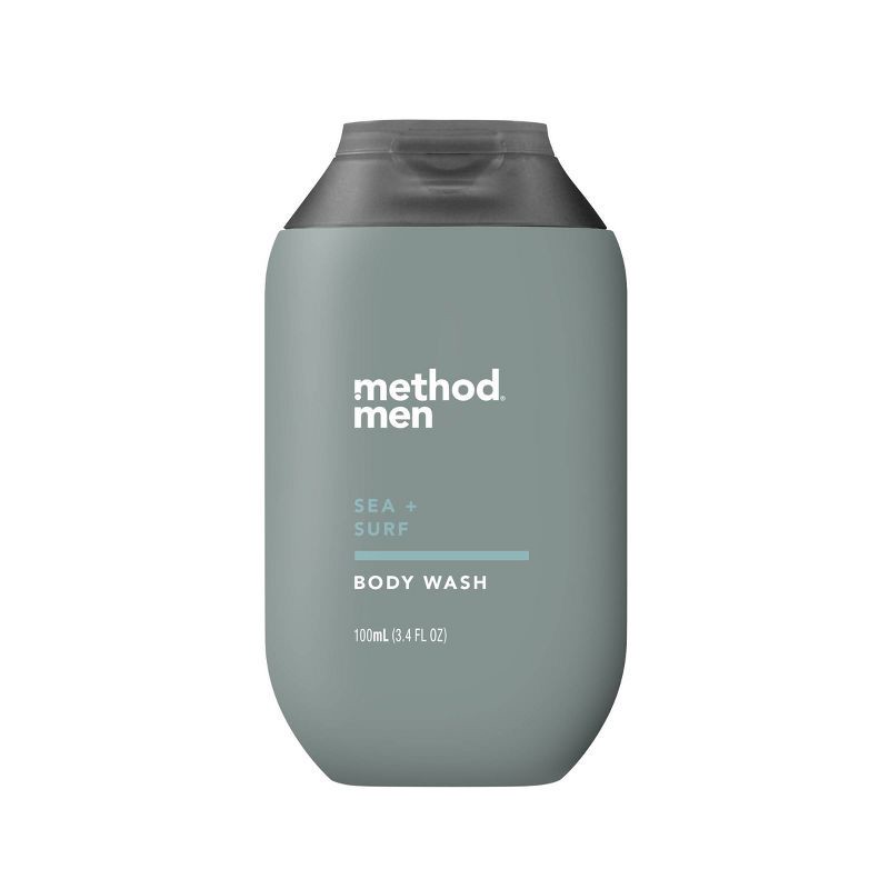 slide 1 of 4, Method Sea and Surf Men's Body Wash - Trial Size - 3.4 fl oz, 3.4 fl oz