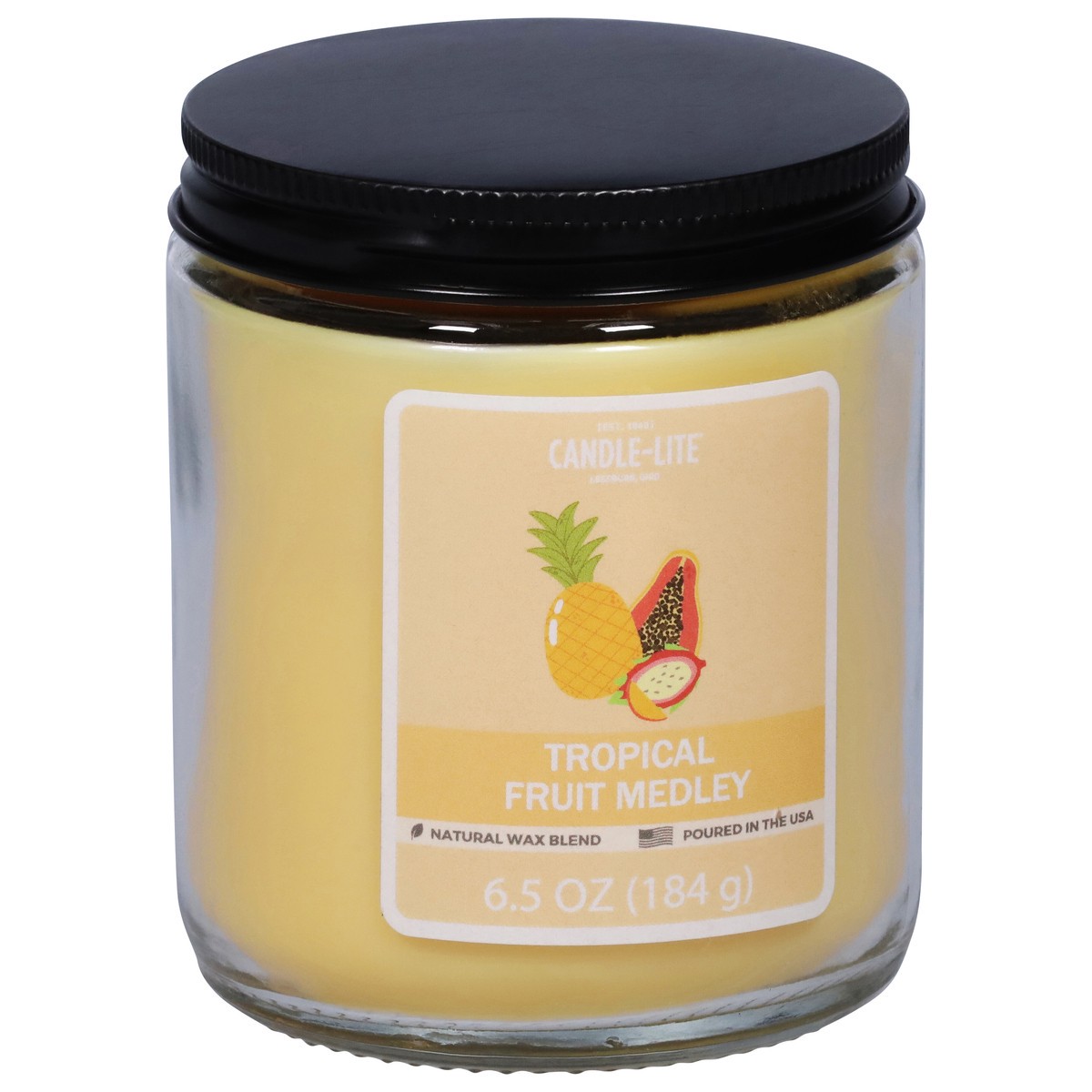 slide 7 of 11, Candle-Lite Tropical Fruit Medley Candle 1 ea, 1 ct