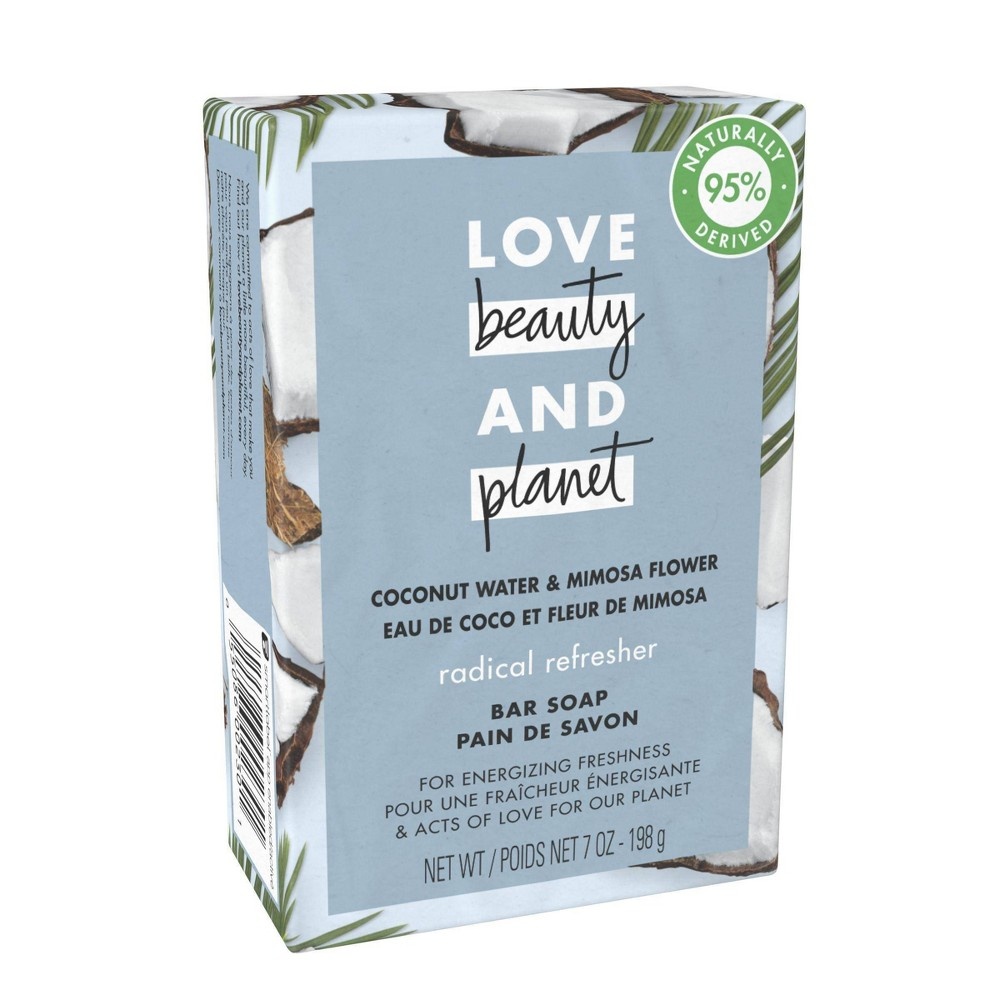 slide 3 of 10, Love Beauty and Planet Love Beauty & Planet Refreshing Bar Soap Coconut Water & Mimosa Flower, 7 oz