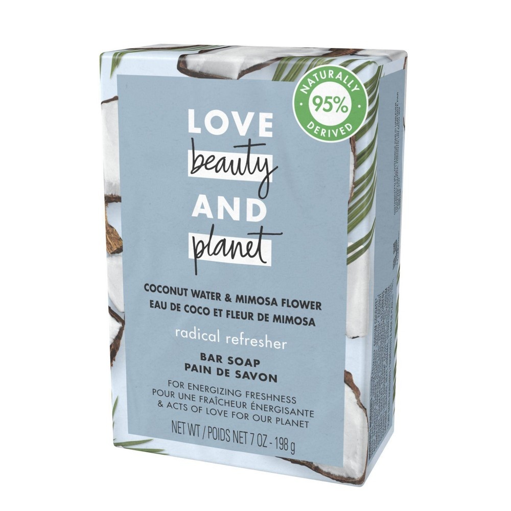 slide 4 of 10, Love Beauty and Planet Love Beauty & Planet Refreshing Bar Soap Coconut Water & Mimosa Flower, 7 oz