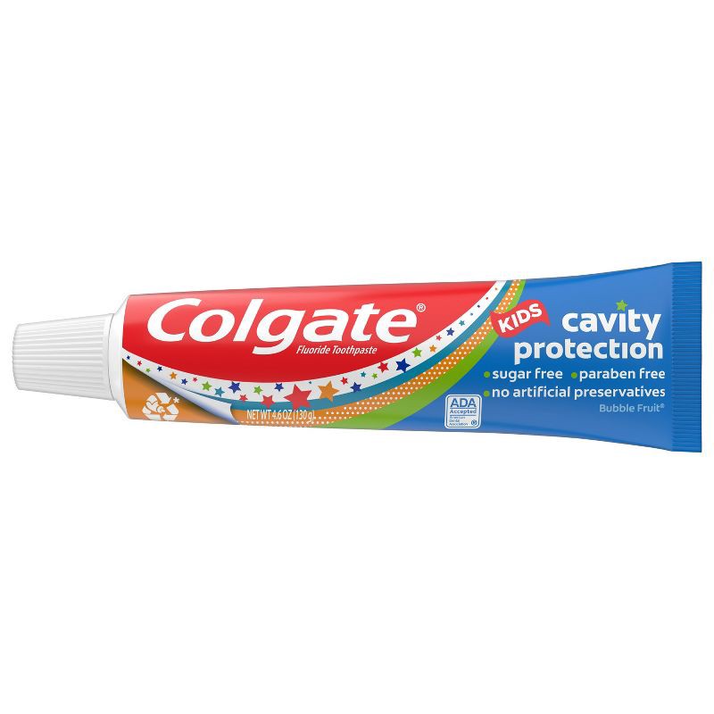 slide 10 of 13, Colgate Kids Cavity Protection Toothpaste Bubble Fruit - 4.6oz, 4.6 oz