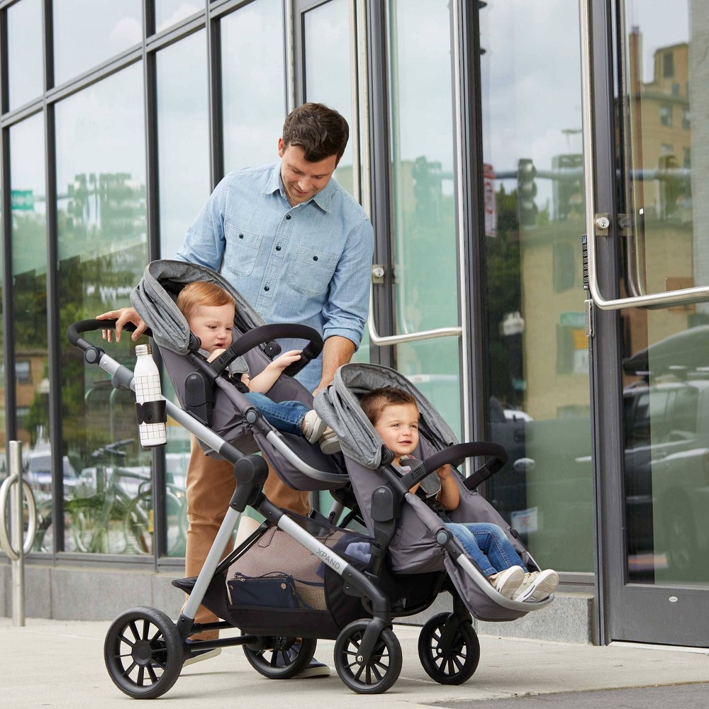 slide 7 of 38, Evenflo Pivot Xpand Modular Travel System with Stroller & Safemax Infant Car Seat-Roan, 1 ct