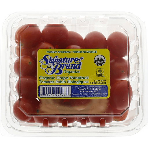 slide 2 of 2, Signature Brand Organics Tomatoes 1 pt, 1 pint