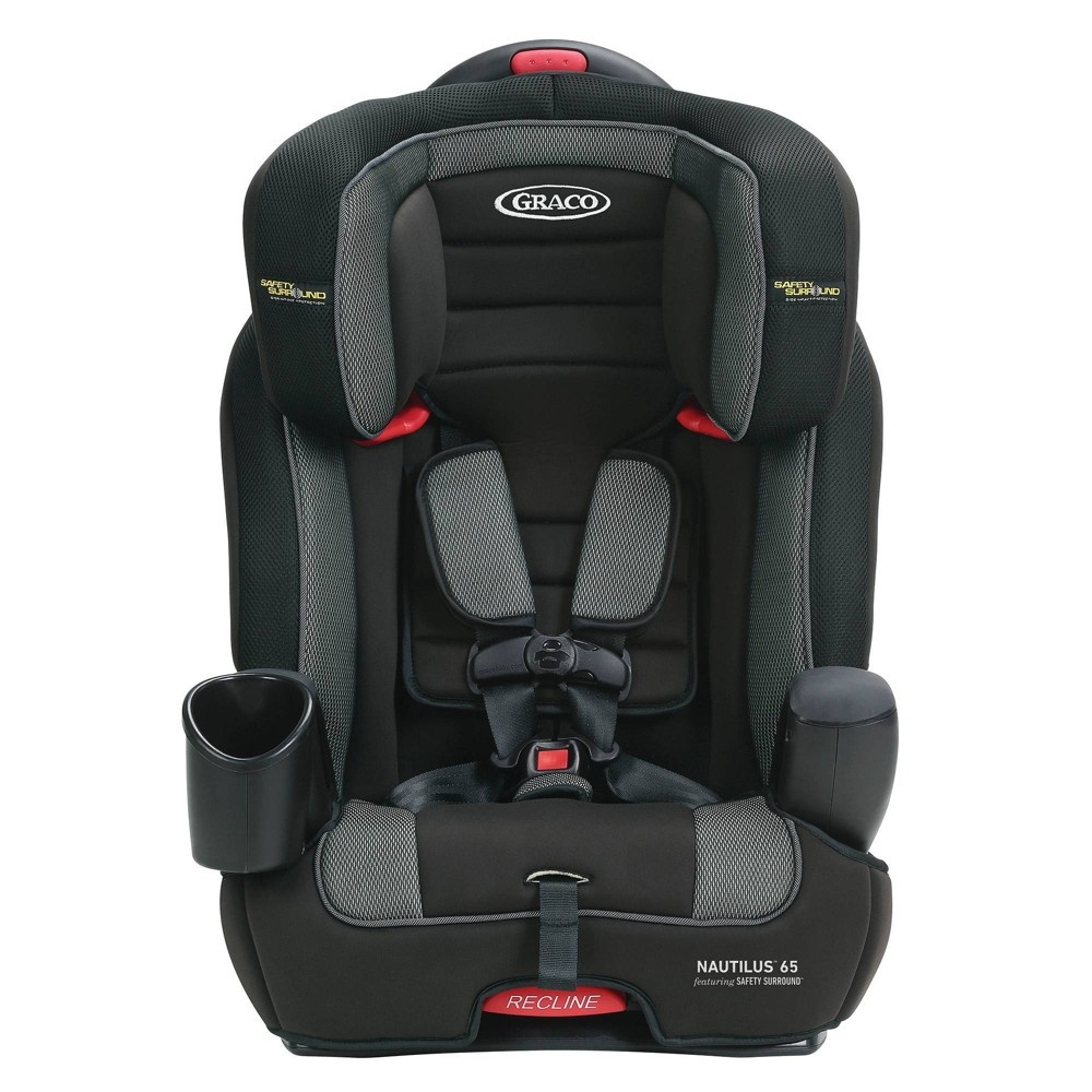 slide 6 of 8, Graco Nautilus 65 3-in-1 Harness Booster Car Seat with Safety Surround - Jacks, 1 ct