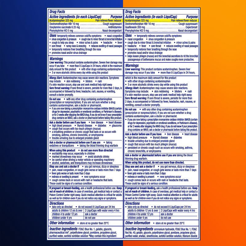 slide 2 of 7, Vicks NyQuil Severe Cold & Flu Medicine Liquicaps - 24ct, 24 ct