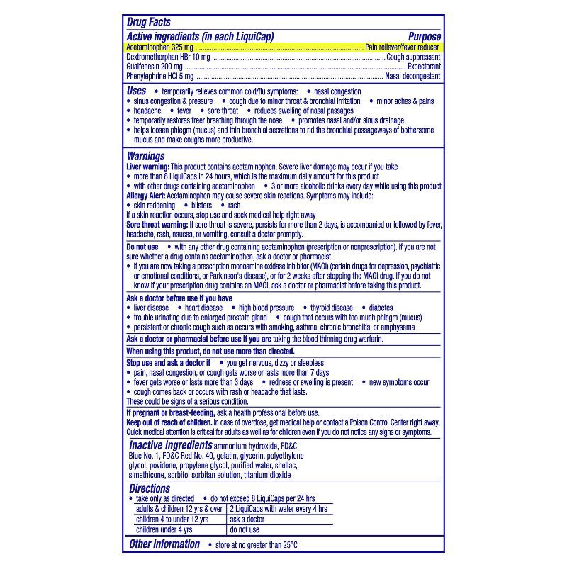 slide 2 of 9, Vicks DayQuil Severe Cold & Flu Medicine LiquiCaps - 24ct, 24 ct