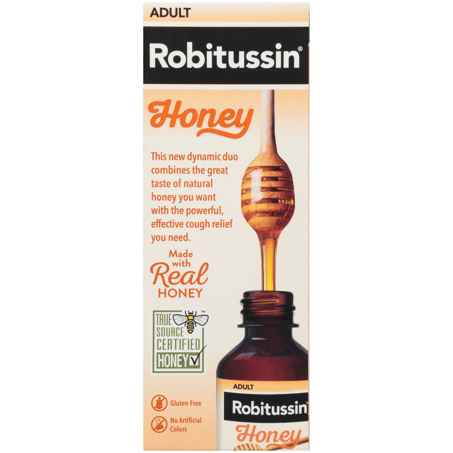 Robitussin Maximum Strength Honey Cough + Chest Congestion DM, Cough