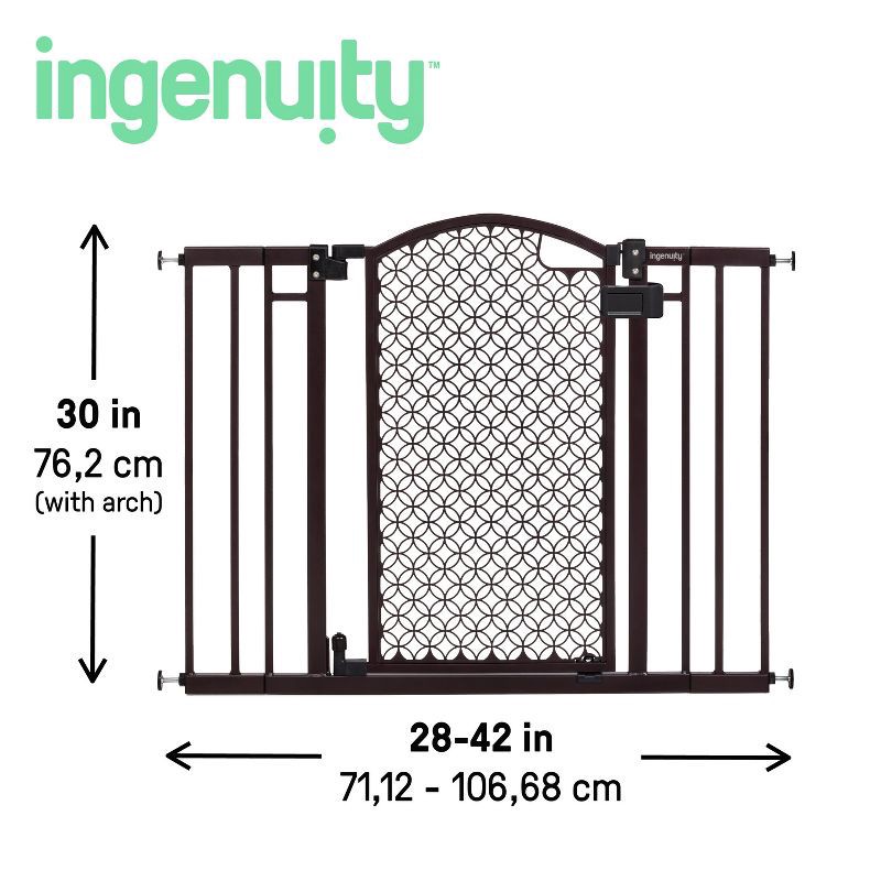 slide 3 of 16, Summer Infant by Ingenuity Infant Union Arch Safety Gate - Black, 1 ct
