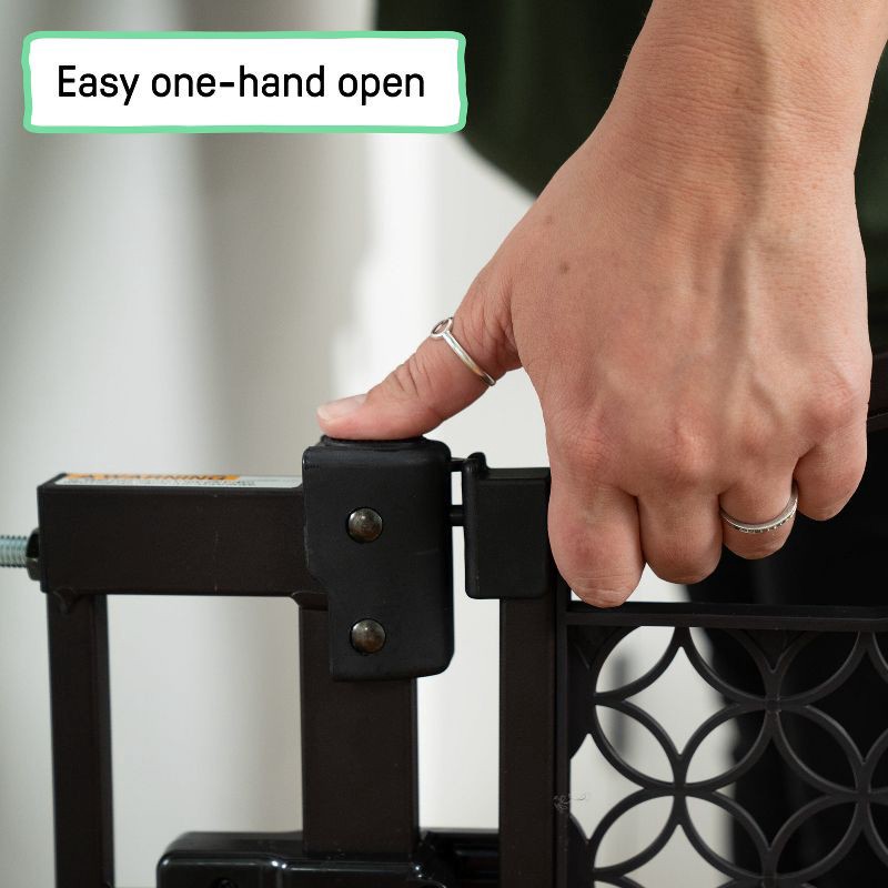 slide 6 of 16, Summer Infant by Ingenuity Infant Union Arch Safety Gate - Black, 1 ct