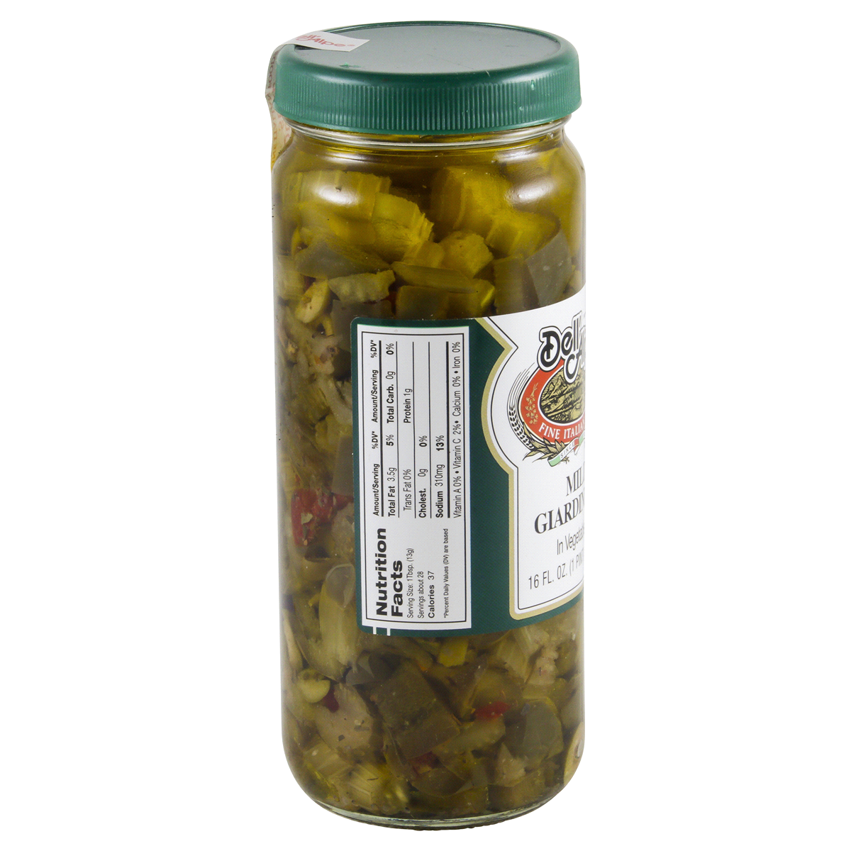 slide 3 of 4, Dell'Alpe Dellalpe Mild Giardiniera, 16 oz