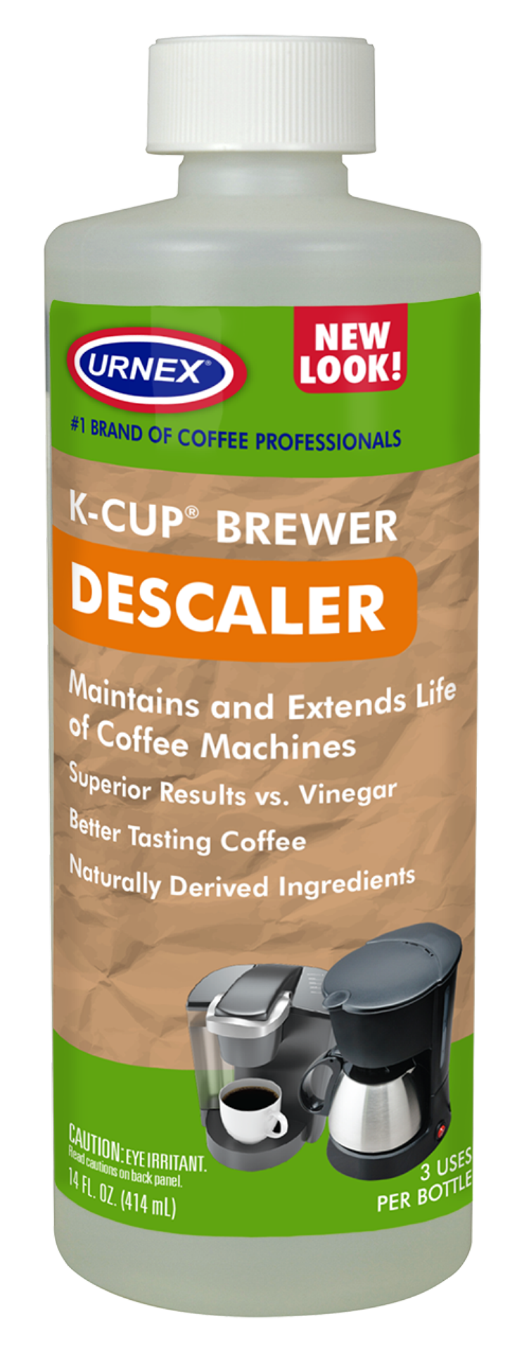 slide 1 of 2, Urnex CleanCup Descaling Solution for Keurig K-Cup Machines 14 ounces, 14 oz