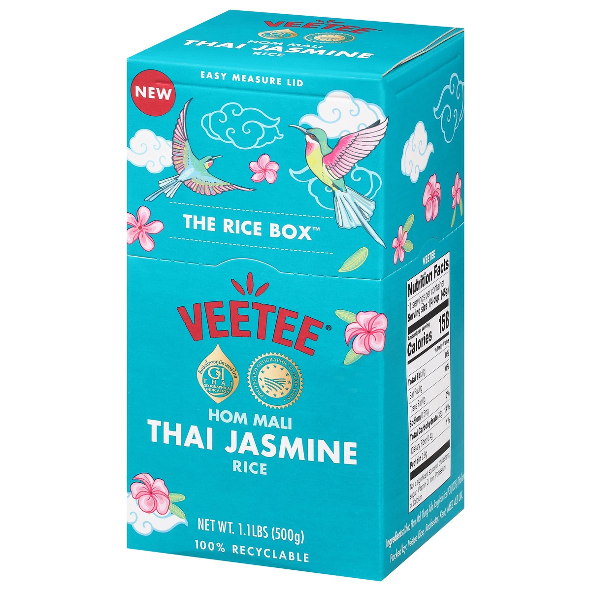 slide 3 of 9, VeeTee Hom Mali Thai Jasmine Rice 1.1 lb, 1.1 lb