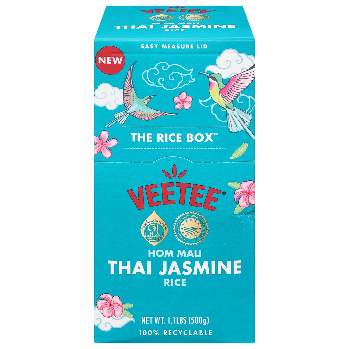 slide 1 of 9, VeeTee Hom Mali Thai Jasmine Rice 1.1 lb, 1.1 lb
