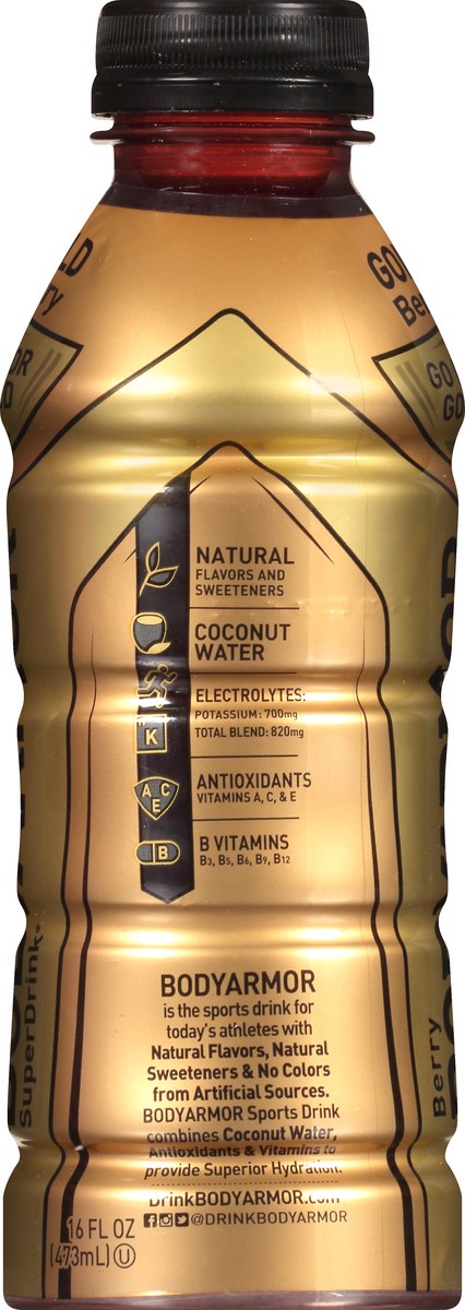 slide 5 of 12, BODYARMOR Gold Berry Super Drink - 16 fl oz, 16 fl oz