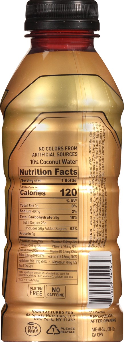 slide 6 of 12, BODYARMOR Gold Berry Super Drink - 16 fl oz, 16 fl oz