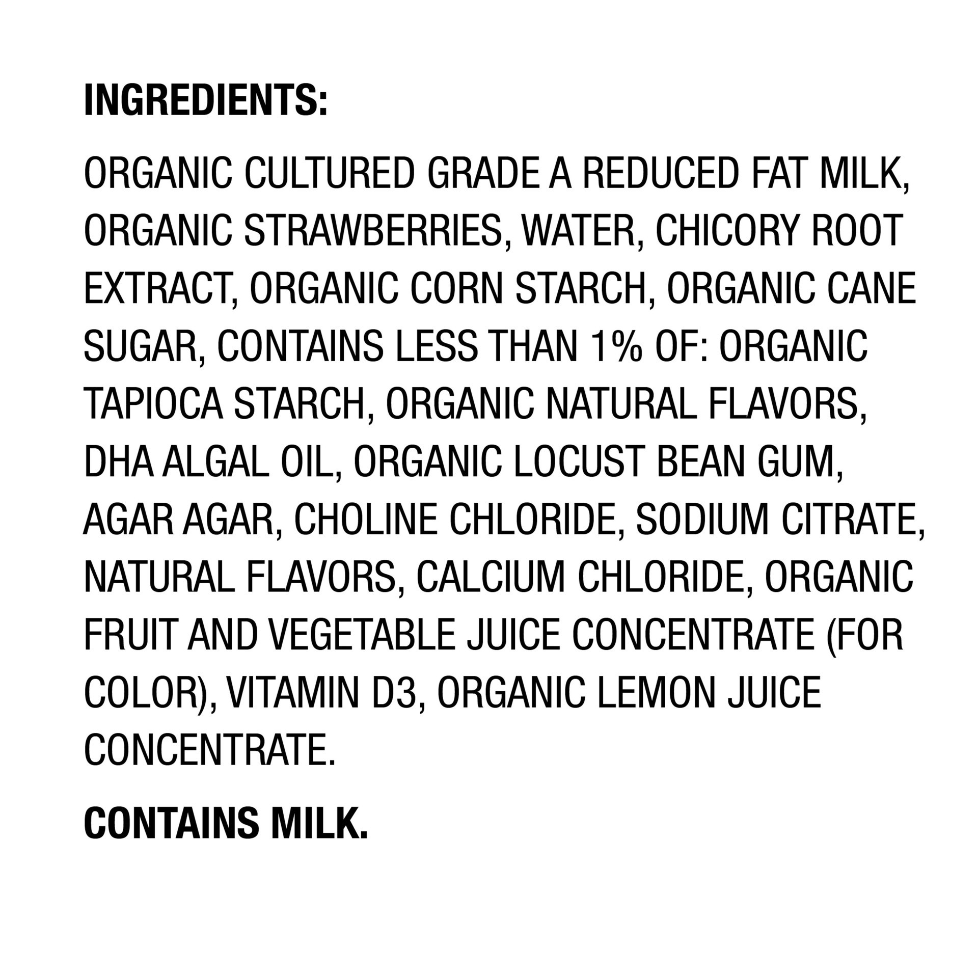 slide 7 of 10, Horizon Organic Growing Years Low Fat Yogurt Pouch with 50mg DHA Omega-3 and Choline, Strawberry, 3.5oz, 3.5 oz