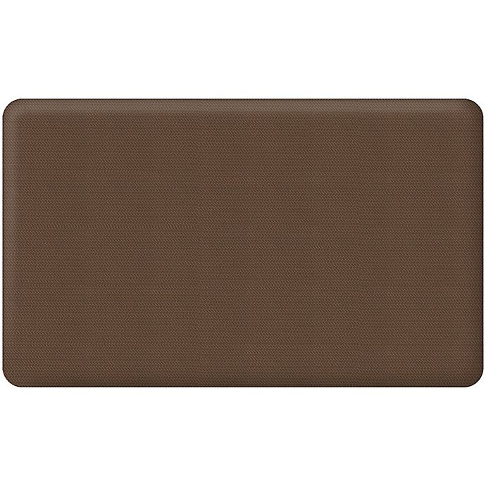 slide 1 of 1, NewLife by GelPro Designer Comfort Herringbone Mat - Chestnut, 18 in x 30 in