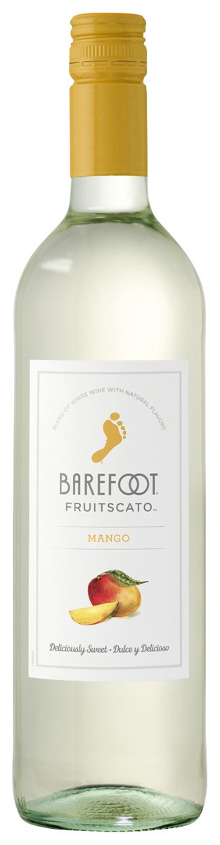 slide 1 of 1, Barefoot Fruitscato Mango Sweet Wine 750ml, 750 ml