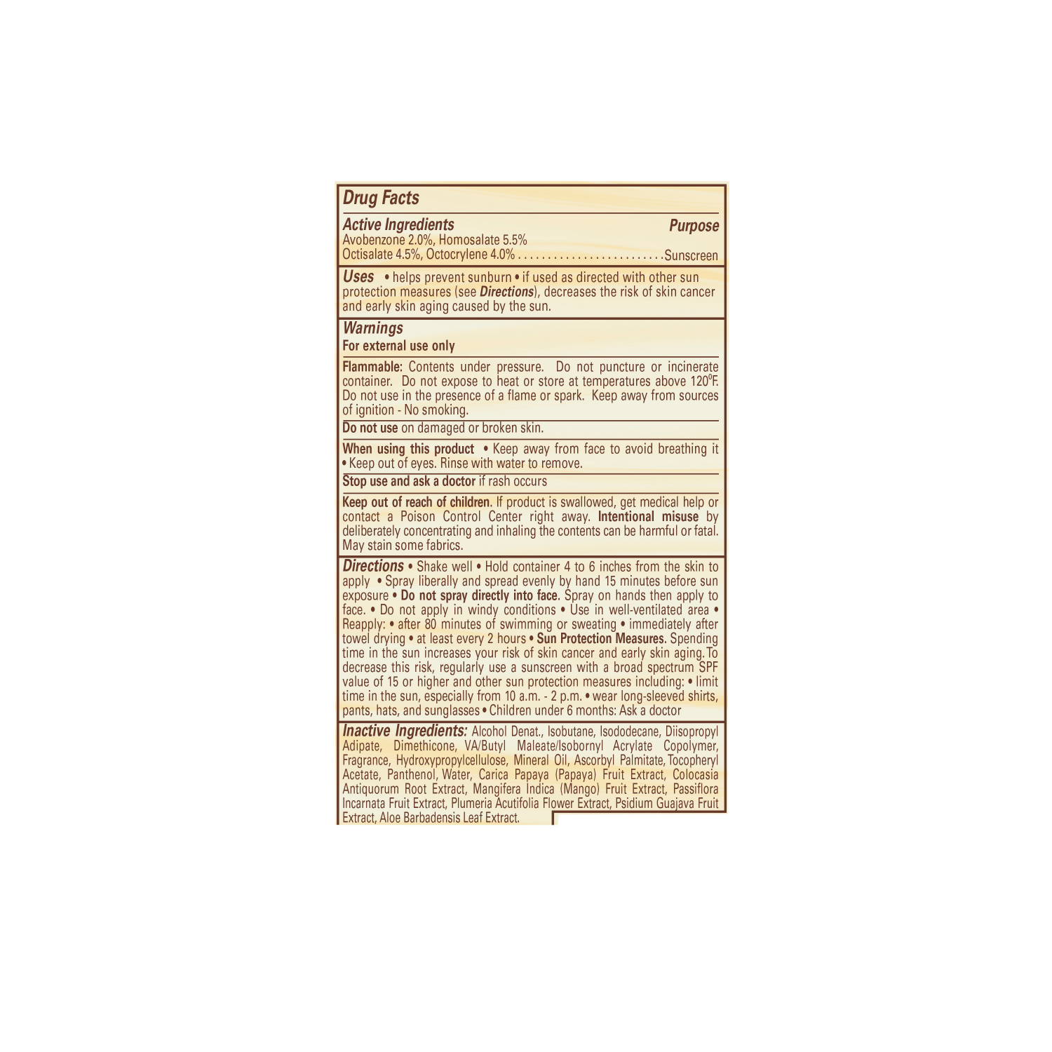 slide 3 of 6, Hawaiian Tropic Weightless Hydration Clear Spray Sunscreen, SPF 30, 6oz, 1 ct