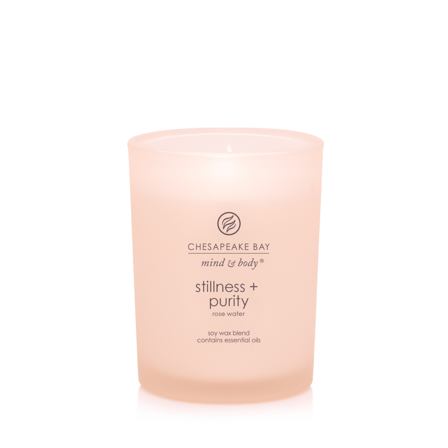 slide 2 of 3, Chesapeake Bay Mind & Body® Stillness + Purity Rose Water Jar Candle, 8.8 oz