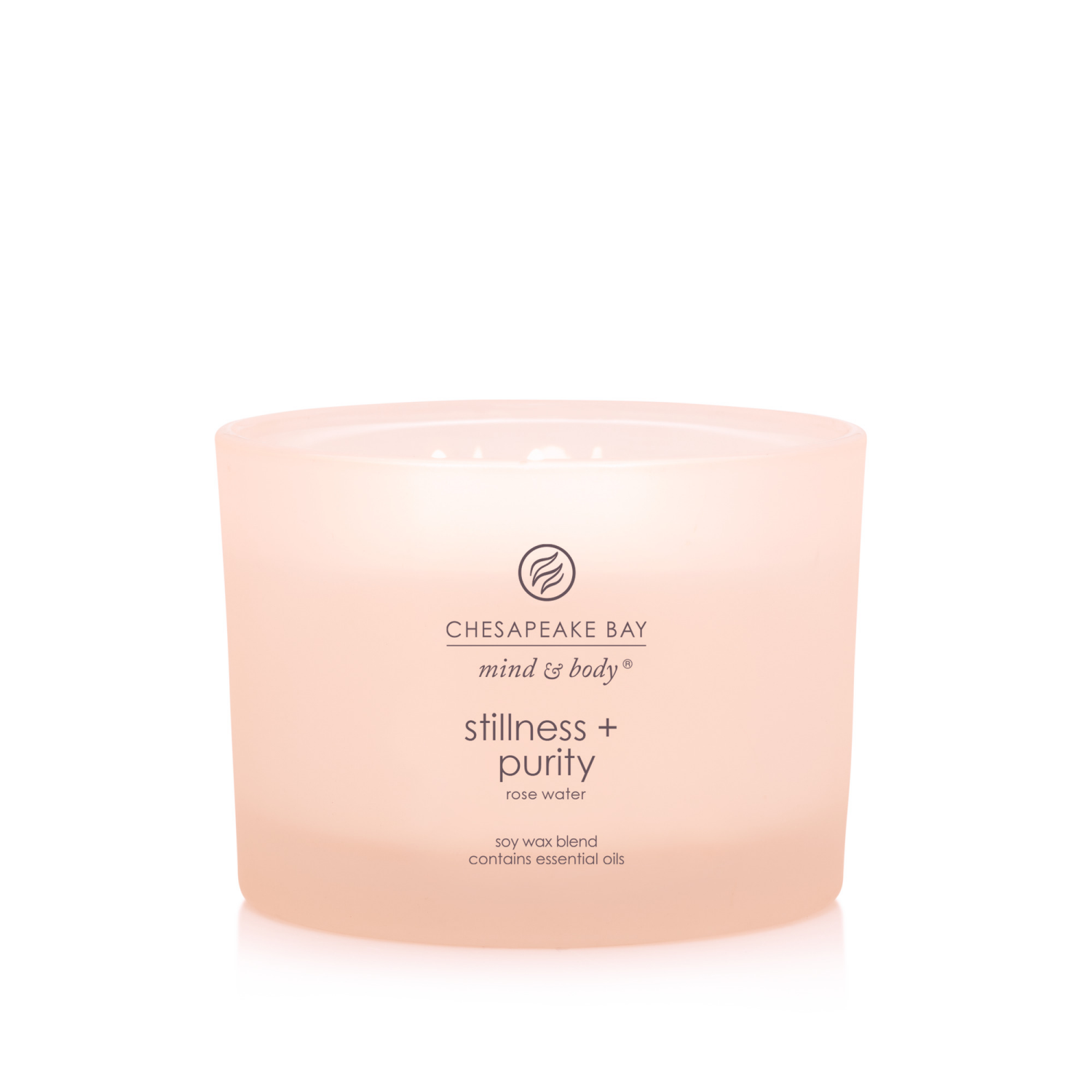 slide 2 of 3, Chesapeake Bay Candle Mind & Body Collection Stillness + Purity: Rose Water, 11 oz
