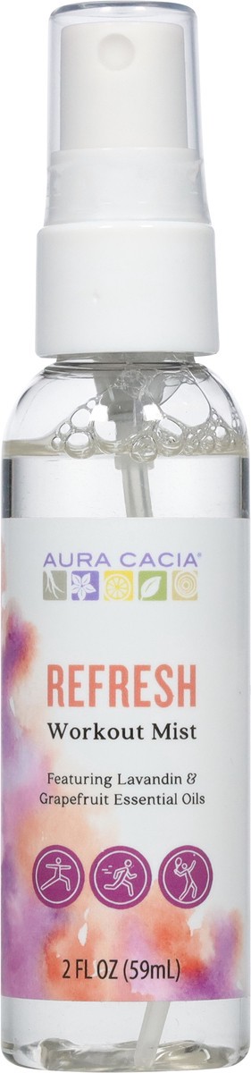 slide 6 of 13, Aura Cacia Refresh Workout Mist, 2 fl oz