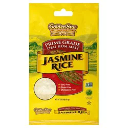 Golden Star Prime Grade Thai Hom Mali Jasmine Rice 20 lb