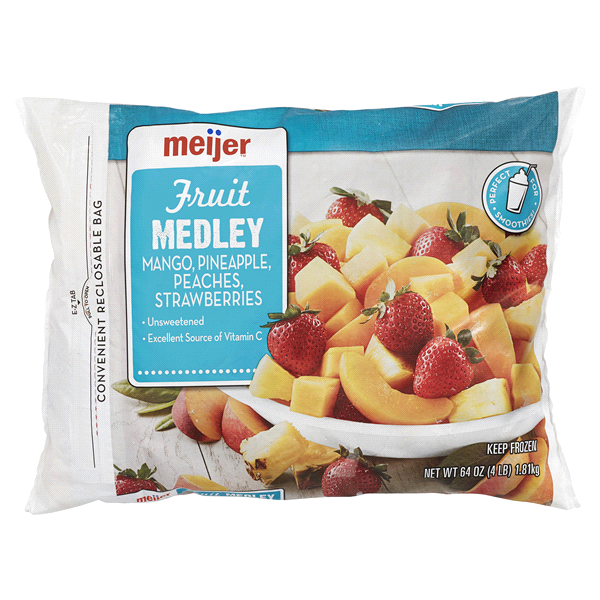slide 1 of 2, Meijer Frozen Fruit Medley, 64 oz