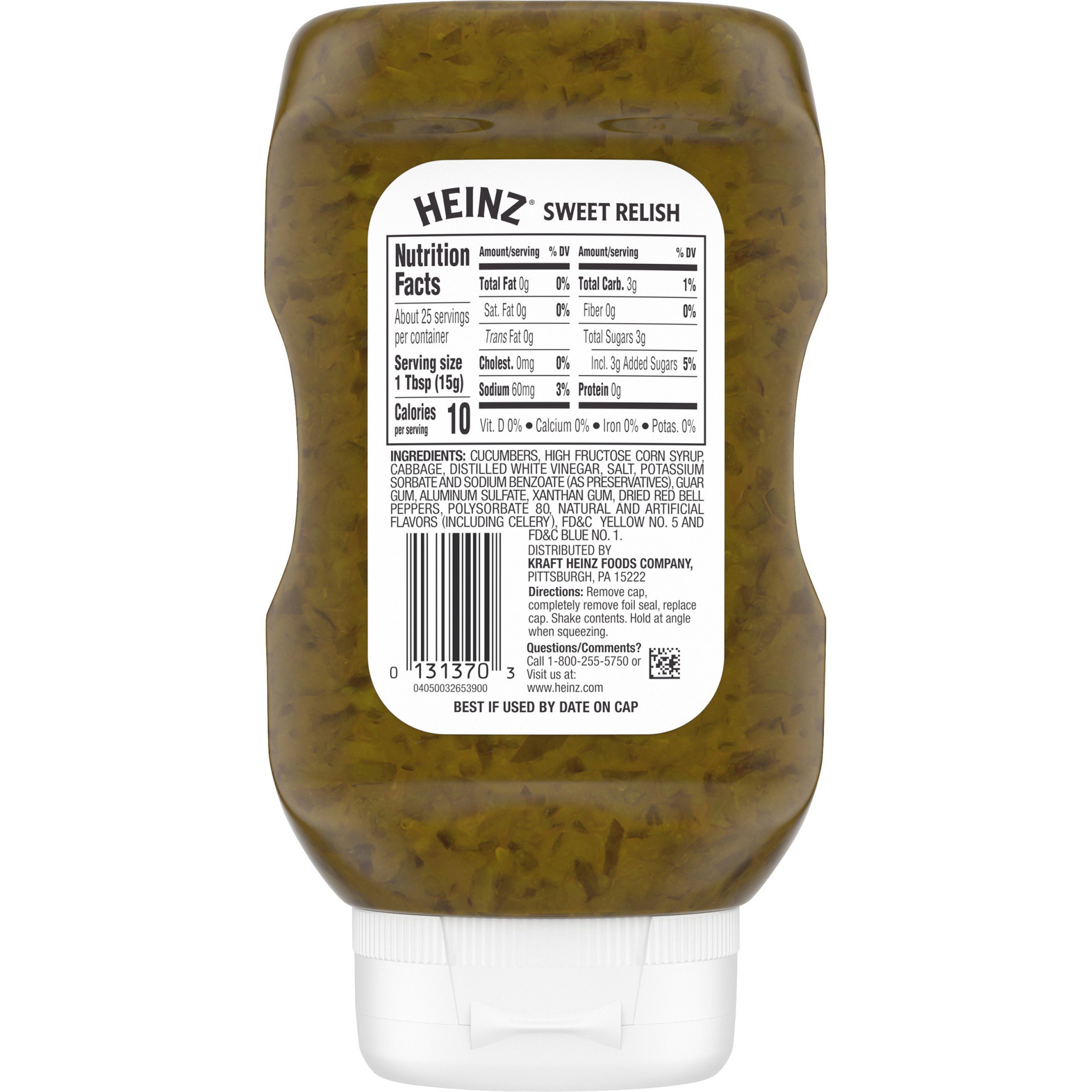 slide 6 of 6, Heinz Sweet Relish Bottle, 12.7 fl oz