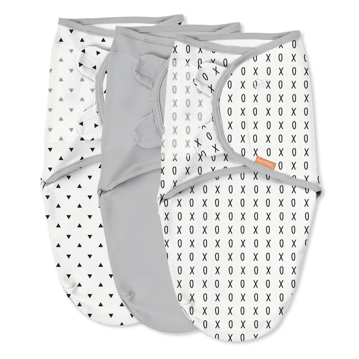 slide 1 of 17, SwaddleMe Original Swaddle Small/Medium XO - Gray, 3 ct