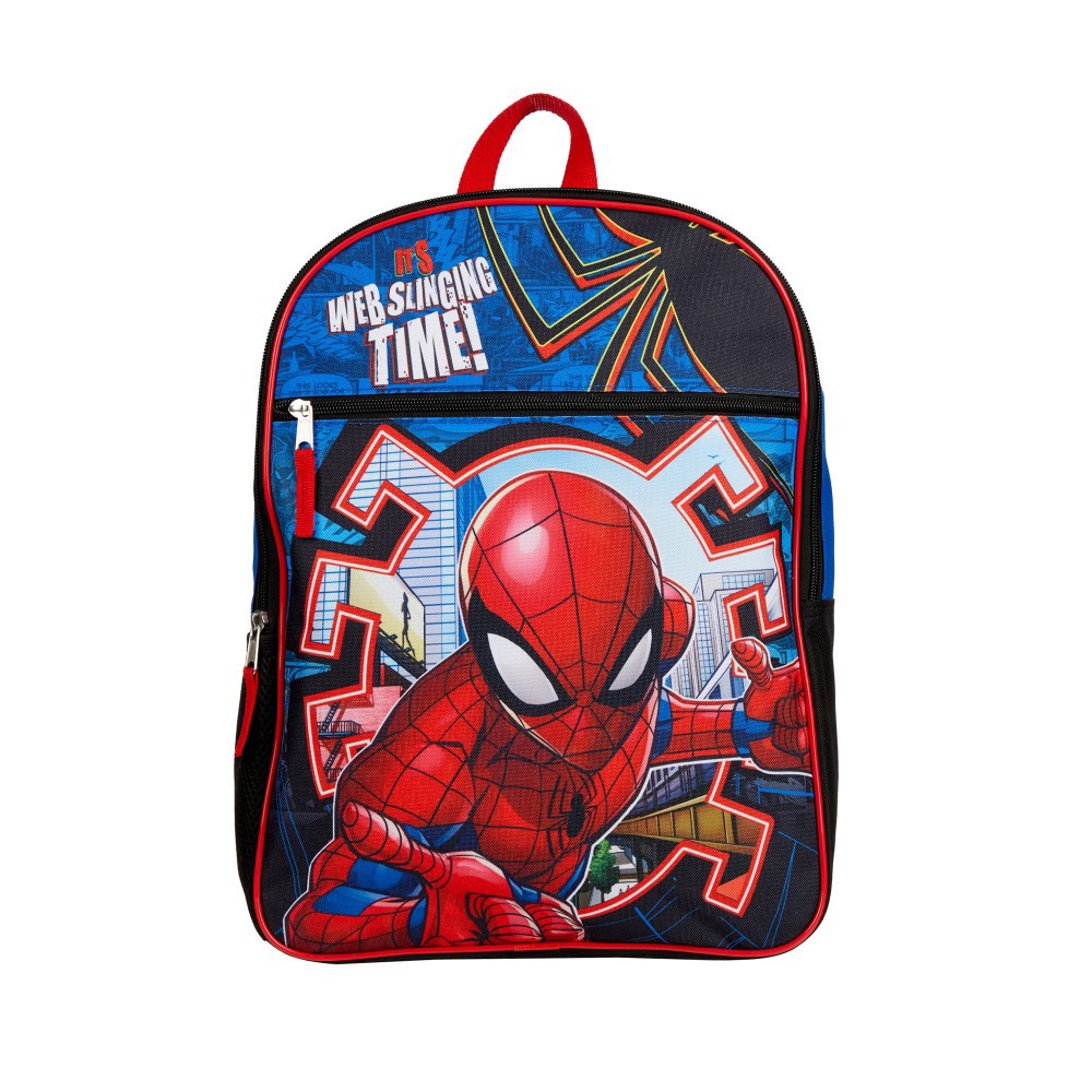 slide 1 of 1, Web Slinging Time! Spider-Man Backpack, 1 ct