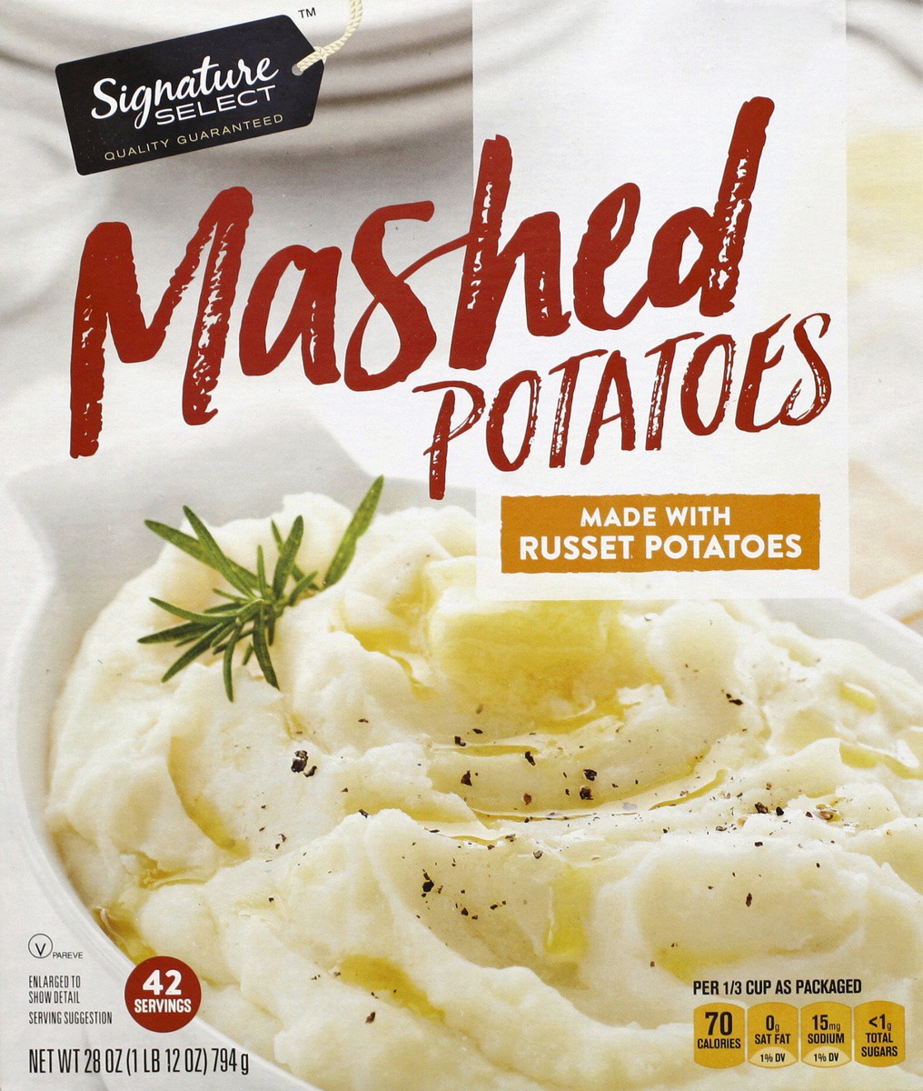 slide 4 of 4, Signature Select Mashed Potatoes 28 oz, 28 oz