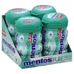 Mentos Spearmint Rure Fresh Curvy Bottle