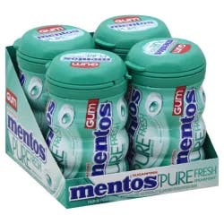 Mentos Spearmint Rure Fresh Curvy Bottle