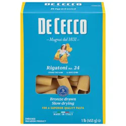 De Cecco No. 24 Rigatoni 1 lb