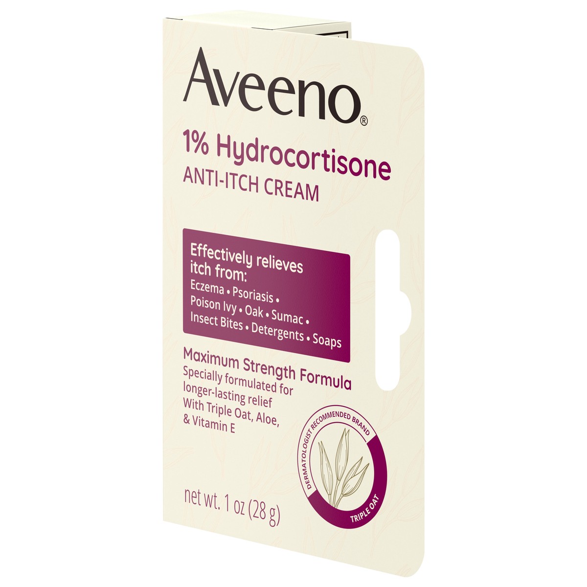 slide 2 of 7, Aveeno Active Naturals Anti-itch Cream - 1oz, 1 oz