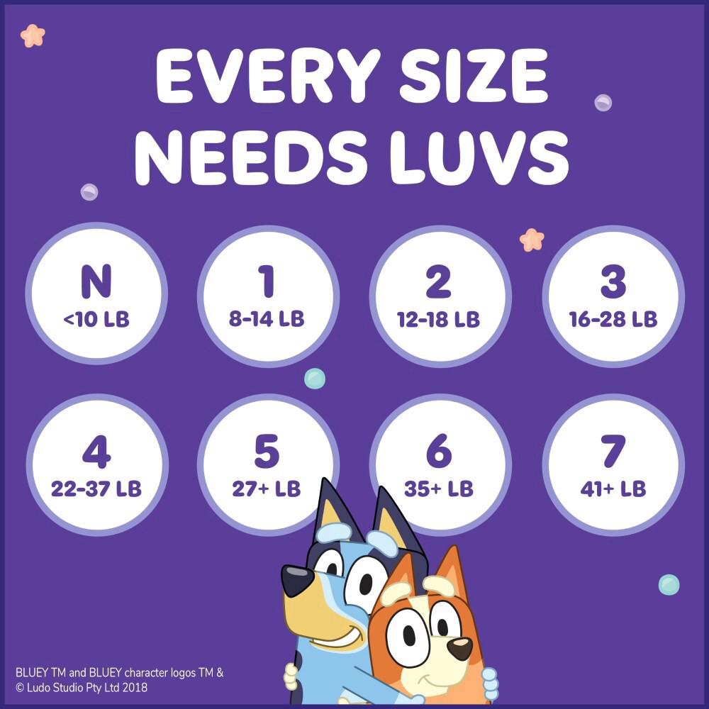 slide 5 of 6, Luvs Platinum Protection Baby Diapers, Size 6, (35+Lbs), 74 ct
